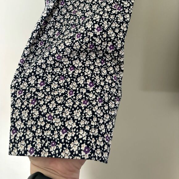 Woman's Brooks Brothers Natalie Fit SZ 6 Floral Office Pant Preppy Tapered Leg - Picture 6 of 7